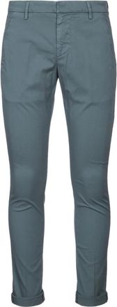 Dondup Pantalone Gaubert - Heren - Chinos - Grijs - W34 - Leer - Broeken