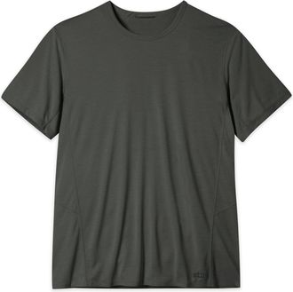 Stio | Mens Lucent Tee Shirt Short Sleeve, Size Extra Large in Raven Heather