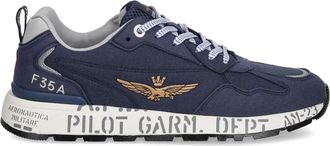 Aeronautica Sneakers con ricamo - Blu