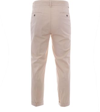 Paolo Pecora Mens Chino Trousers Beige Cotton