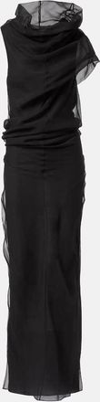 Khaite Abito lungo Jeanty in tulle
