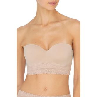 Natori Bliss Perfection Strapless Underwire Bra in Cafe at Nordstrom, Size 30Ddd