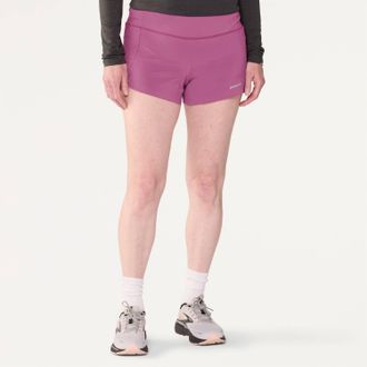 Patagonia Womens Strider Pro Shorts - 3 1/2 In Faded Magenta