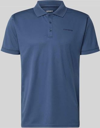 Icepeak Icepeak Regular Fit Poloshirt mit Logo-Print Modell BELLMONT in Marine, Gr&ouml;&szlig;e XXL