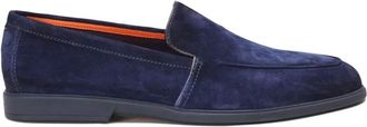 Santoni leather loafers - Blue