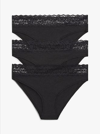 Tommy Hilfiger 3-Pack Ditsy Lace Briefs