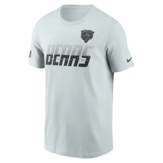 Nike Chicago Bears Sideline Team Issue Nike Mens Dri-FIT NFL T-Shirt in Grey | 02ET04Z7Q-TF9
