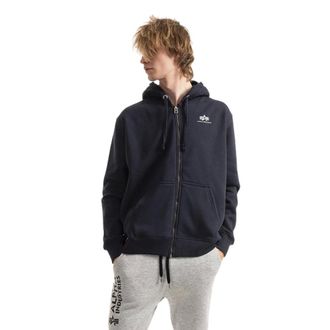 Alpha Industries Hombre, Sudaderas, Azul, Talla: M