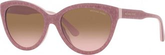 Michael Kors Womens MK2158-310511 MK2158 55 310511 Makena Sunglasses - Pink - One Size