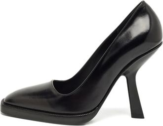 Ferragamo Pumps con punta quadrata - Nero