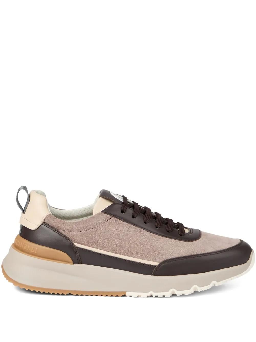 Baskets Brunello Cucinelli Monili Laceless - Taille 36 1/2 (EU 37.5) - Blanc - Occasion Très Bon état