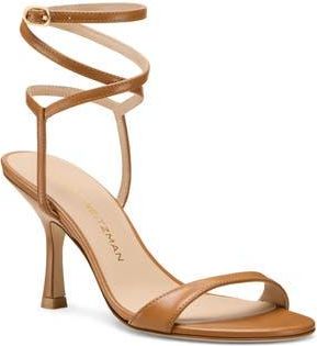 Stuart Weitzman Nudist Wrap 85 Sandal in Macchiato at Nordstrom Rack, Size 7