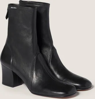 Miu Miu Nappa leather booties