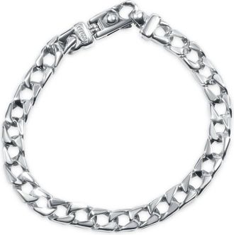 Pompeii3 Mens Link 14k Gold (34gram) or Platinum (54gram) 8mm Bracelet 8.5