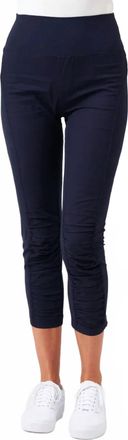 Xcvi Jetter High Waist Crop Pant In Navy