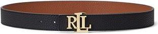 Ralph Lauren LOGO REVERSIBLE PEBBLED LEATHER BELT