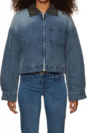 Sanctuary Ridge Sherpa Lined Jacket In Blue