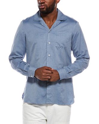 Isaia Camp Collar Shirt