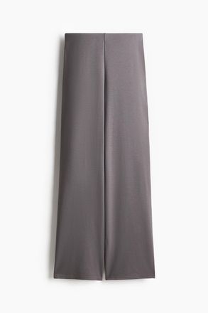 H&M Weite Jerseyhose - Grau