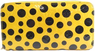 Louis Vuitton Jaune Yellow Leather Long Wallet (Bi-Fold) (Pre-Owned)