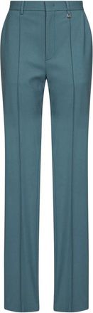 Giuseppe Di Morabito Giuseppe di Morabito Rtw... - Dames - Straight fit broeken - Blauw - M - Wol - Broeken