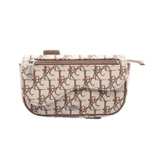 Dior Pre-owned Belt Bags, female, Beige, Size: ONE SIZE Pre-owned Travis Scott Cactus Jack Saddle Canvas Bag