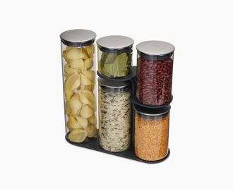 Joseph Joseph Joseph Joseph Podium Set De 5 Botes De Acero Inoxidable
