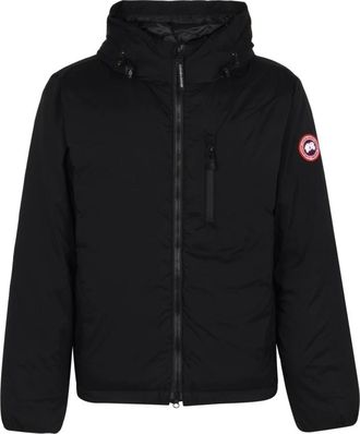 Canada Goose Zwarte Lodge Hoody Winterjassen - Heren - Winterjassen - Zwart - M - Katoen - Jassen