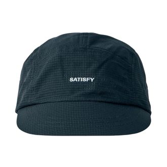SATISFY Satisfy - Rippy Air Trail Cap - Heren - Accessoires - Zwart - Maat: ONE Size Polyamide