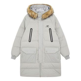 New Balance Classic Long Down Jacket White AMJ14321-ARF