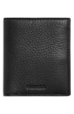 Shinola Leather Bifold Wallet in Black at Nordstrom