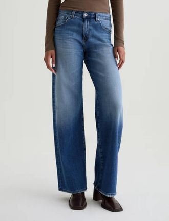 AG - Adriano Goldschmied Adria Wide Leg Jeans In Headline