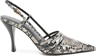 Michael Michael Kors 100 mm leren pumps - Beige