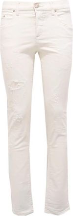 Jacob Cohen Vintage Ivory Broek Kimberly Model - Dames - Skinny Jeans - Wit - W28 - Jeans