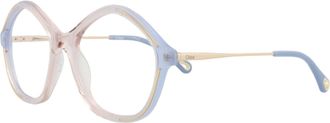 Chlo&eacute; Womens 52 mm Light Blue Eyeglasses