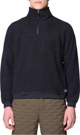 Mountain Hardwear Summit Grid Big Grid Half Zip Pullover in Black at Nordstrom, Size Xx-Large