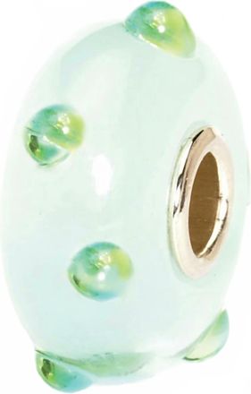 Trollbeads Womens Bud Glass Bead Charm In Ice Blue