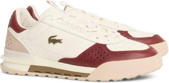 Lacoste Slam Break Court Sneaker in Off White/Orange at Nordstrom, Size 10.5