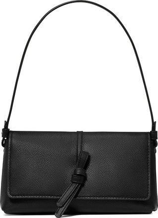 Kate Spade New York loop pebble leather shoulder bag in Black at Nordstrom