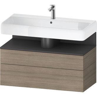 Duravit Duravit - Qatego Mueble Bajo Lavabo, 1 Extra&iacute;ble Y 1 Caj&oacute;n