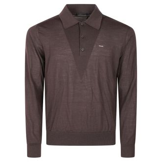 Prada Hombre, Camisetas, Marr&oacute;n, Talla: M