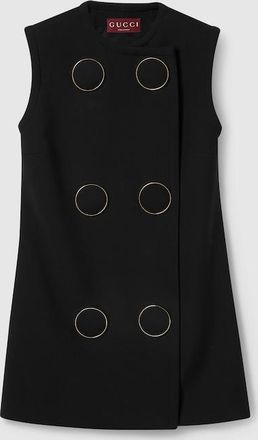 Gucci Vest With Maxi Buttons, Black, Ready-to-wear