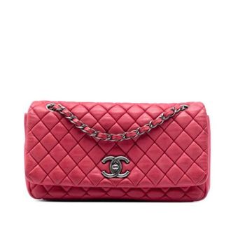 Chanel Pre-owned Vintage Schoudertas - Dames - Pre-owned - Rood - Maat: ONE Size Leer