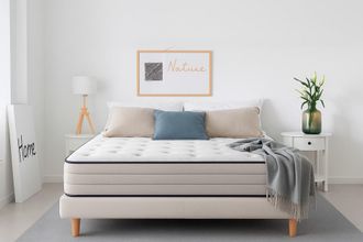 BeZen Colch&oacute;n muelles ensacados y visco alta gama 135x190 cm
