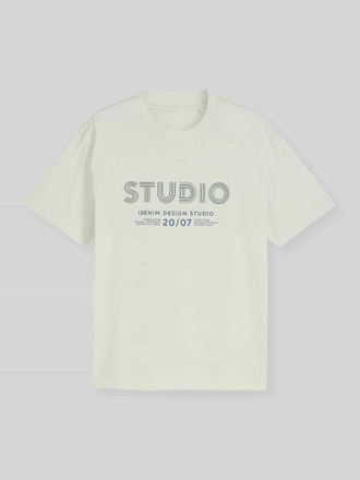 Tom Tailor Denim Relaxed Fit T-Shirt aus reiner Baumwolle in Mint, Gr&ouml;&szlig;e XXL