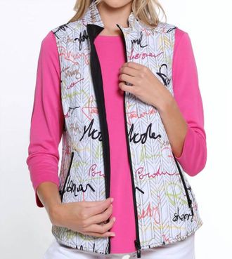 Multiples Just Say It Vest In Multi