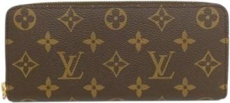 Louis Vuitton Pre-owned Wallets, female, Brown, Size: ONE SIZE Pre-owned Canvas Wallet