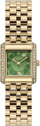 Olivia Burton Berkley Square Quartz Bracelet Watch, 21mm in Green at Nordstrom