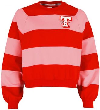 Tommy Jeans Sweatshirts - Dames - Sweatshirts - Rood - XL - Hoodies & sweatvesten