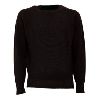 FILIPPO DE LAURENTIIS Truien & Vesten, Heren, Bruin, XL, Girocollo Ronde Hals Gebreide Kleding